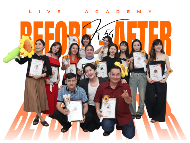 [K56] Sự thay đổi của học viên trong khóa học Tự Tin Livestream Hiệu Quả